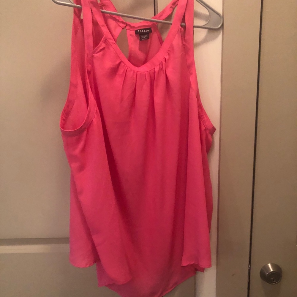 Hot pink tank top